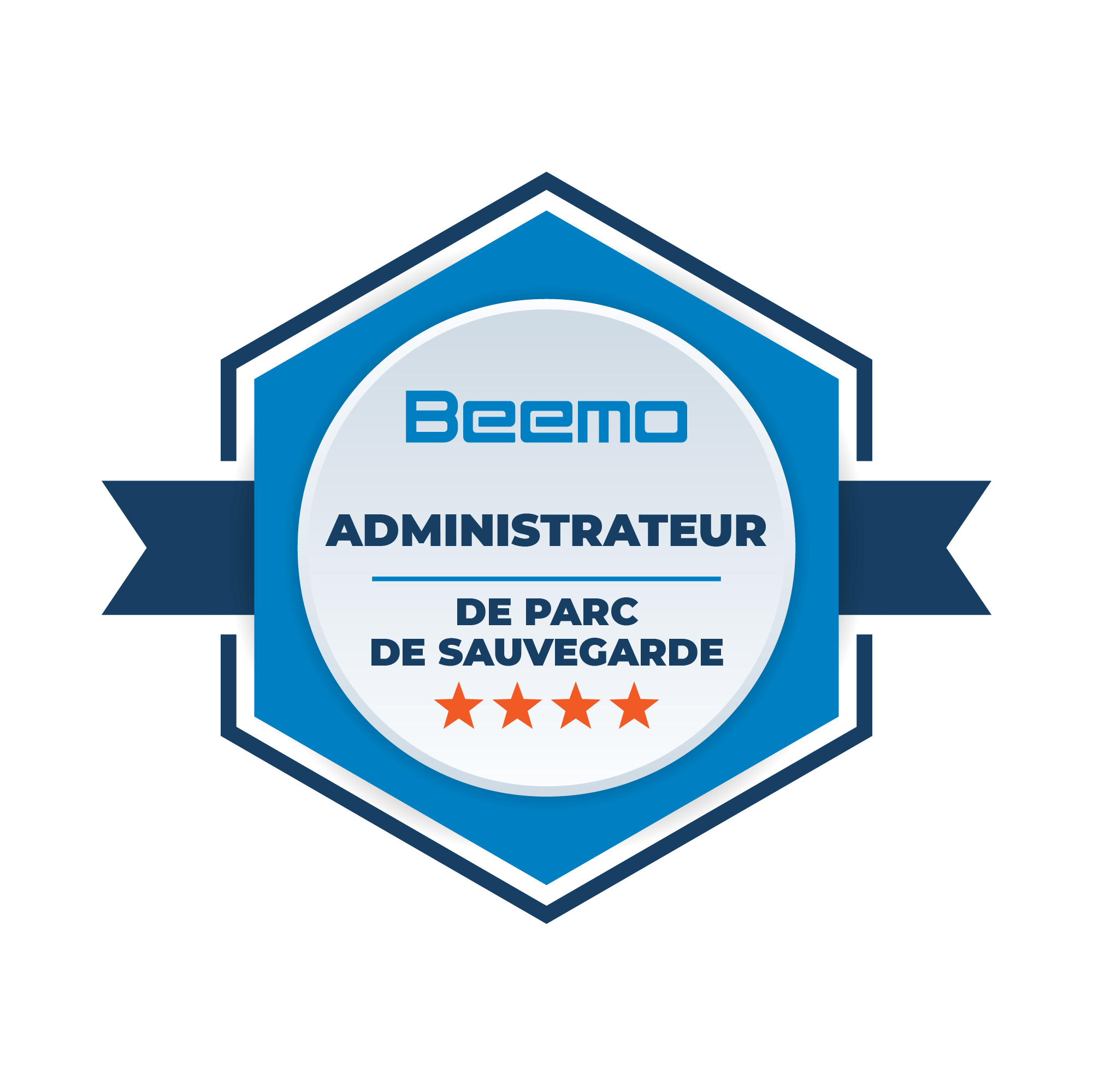 Badge d'administrateur de parc de sauvegarde