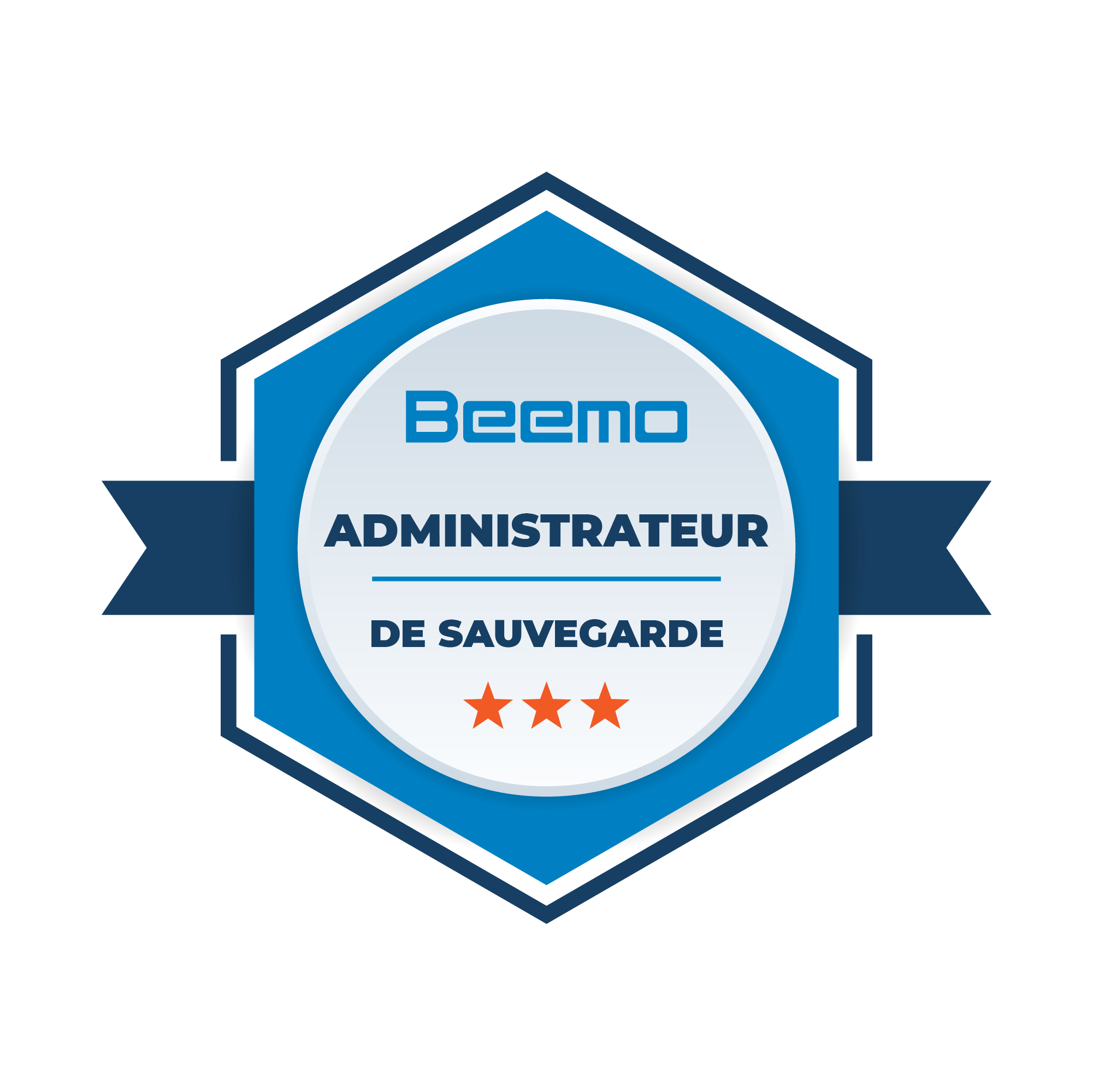 Badge d'administrateur de sauvegarde